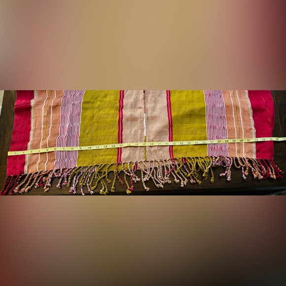 NWT Boutique Poncho Serape Handwoven embroidered Lobos Del Mar - Picture 5 of 13